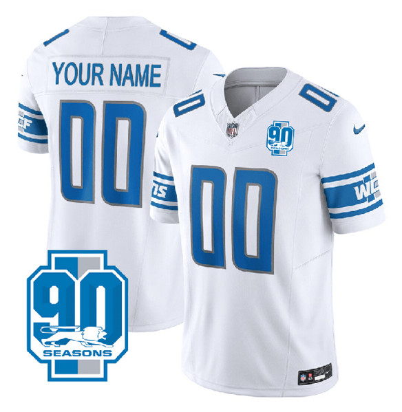 Custom Detroit Lions Vapor F.U.S.E. Limited Jersey